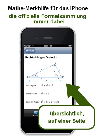 Formelsammlung Merkhilfe Mathe-Abitur Gymnasium screenshot 2