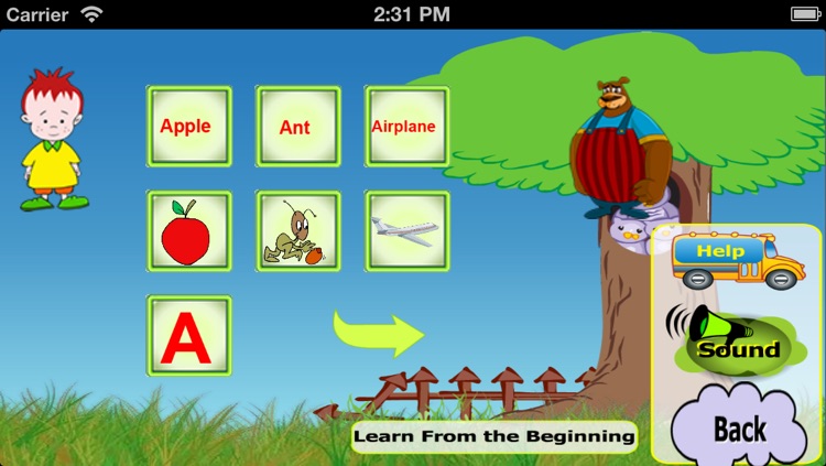 Kindergarten - Letters and Words screenshot-3