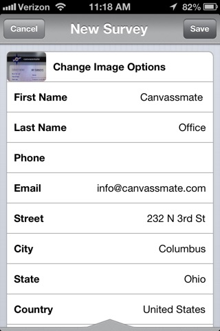 canvassmate screenshot 2