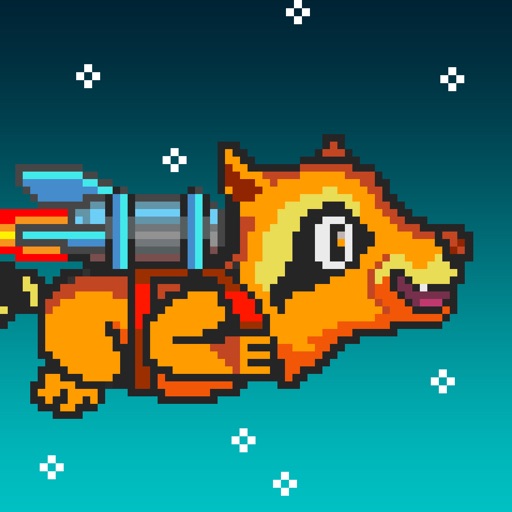 Splashy Jetpack Raccoon: Rocket Galaxy Adventure iOS App