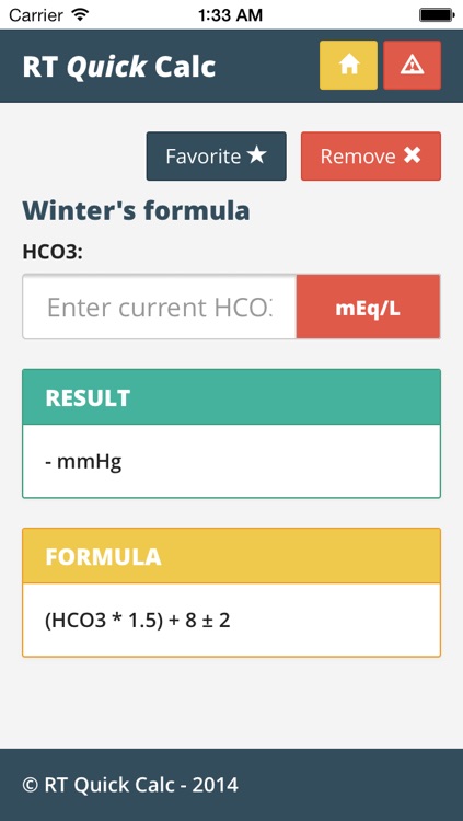 RT Quick Calc