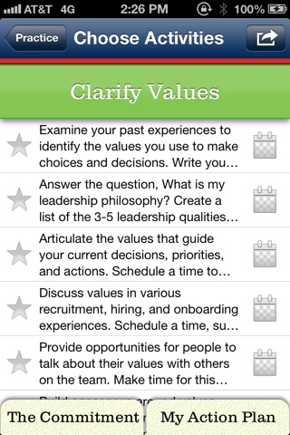 The Leadership Challenge Mobile Tool Lite screenshot 3