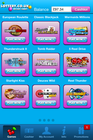 Lottery.co.uk Casino screenshot 2