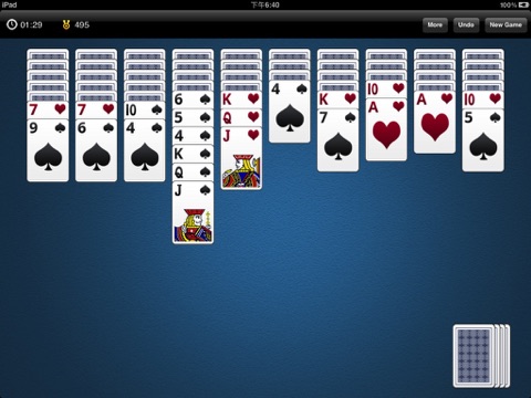 Spider Solitaire HD Free screenshot 3