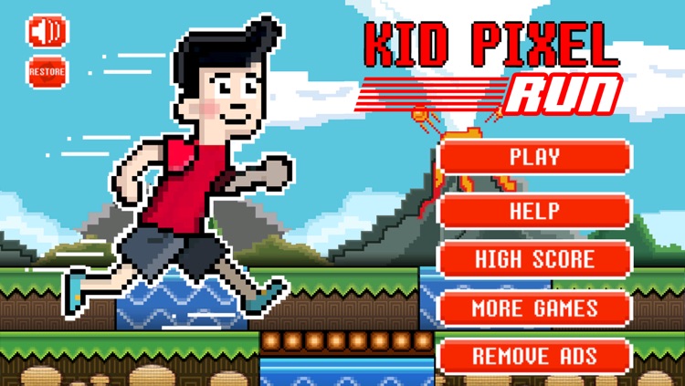 Kid Pixel Run