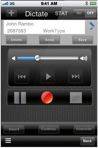 AcuMobile iPhone screenshot 2
