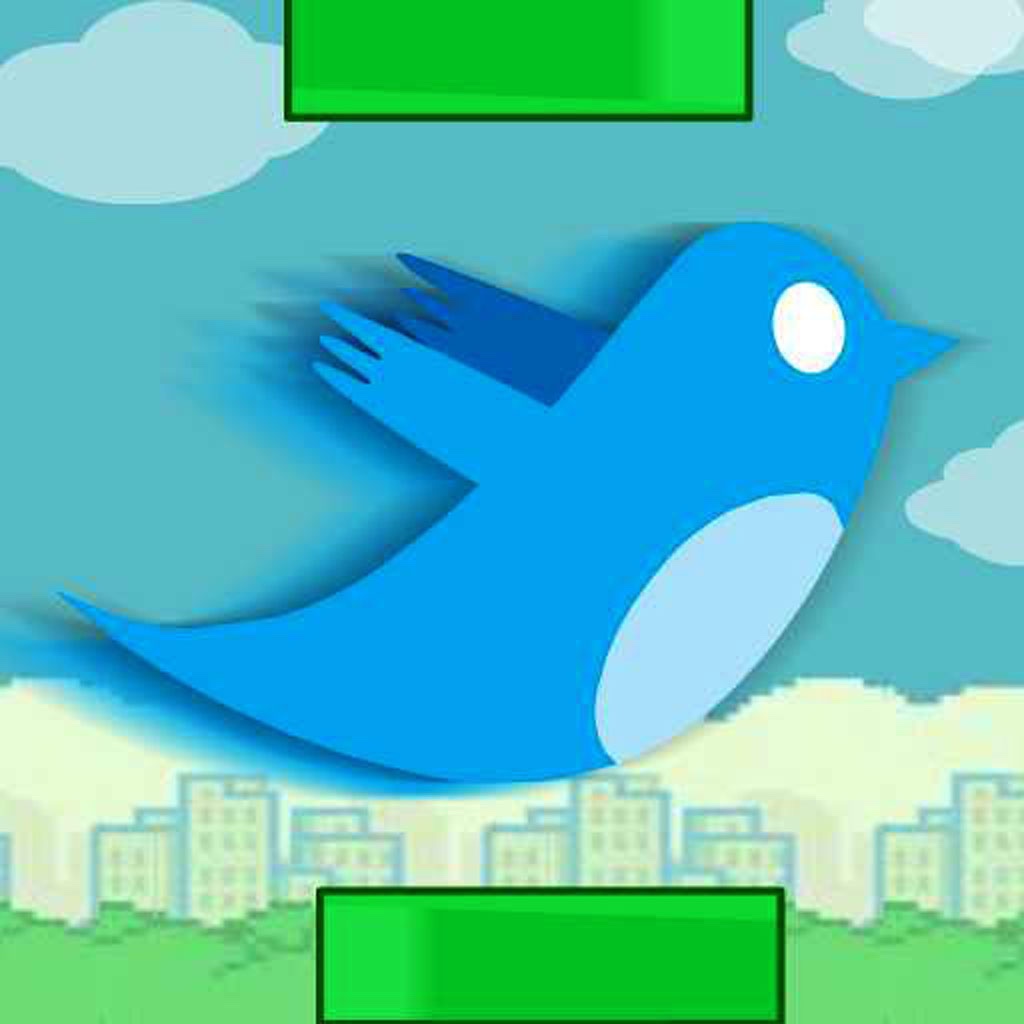Flappy Blue Bird : Challenge Higher Score icon