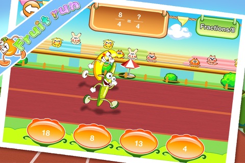 Fruits Run for king of math screenshot 2