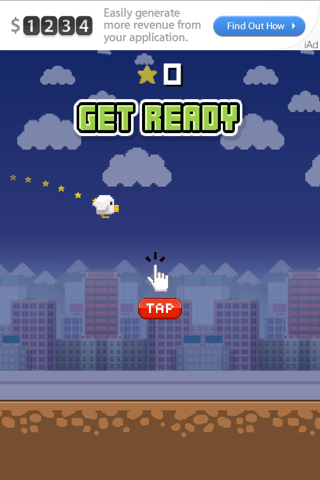 Flappy Duck - Flap Your Wings and Fly screenshot 2