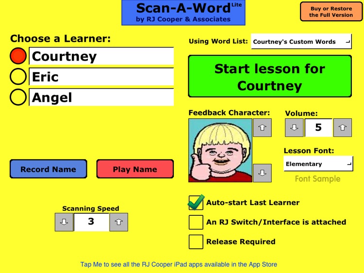 Scan-A-Word Lite