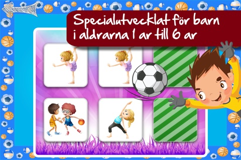 Free Memo Game Sport Cartoon screenshot 2