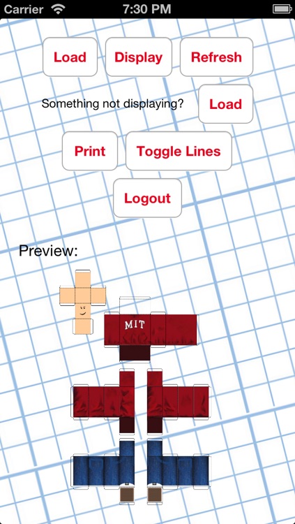 Roblox Character Display Template