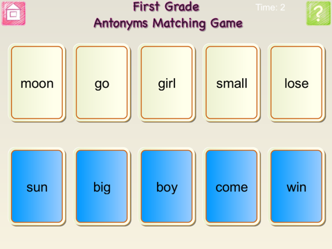 First Grade Antonyms Free screenshot 2