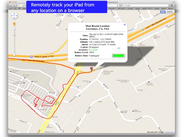 Tracking for iPad