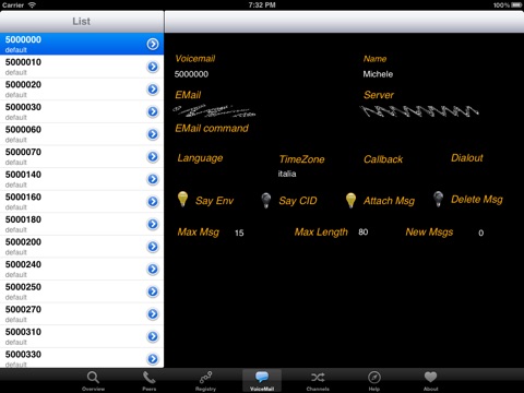 Asterisk Manager HD screenshot 3