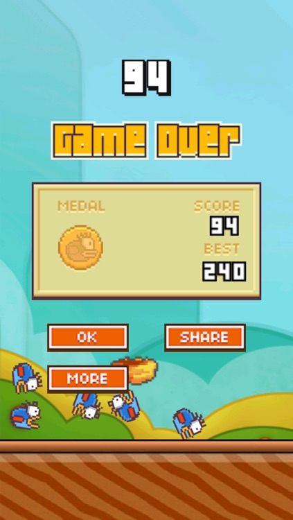 Fall Bird : The Flappy Catch Me Revenge screenshot-3