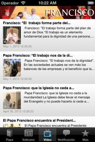 Mensajes de Francisco - Catolicapp.org screenshot 4