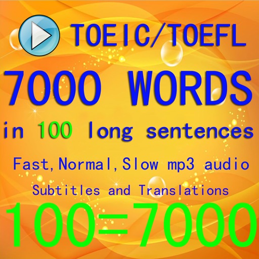 English 7000 Toefl(Toeic) words icon