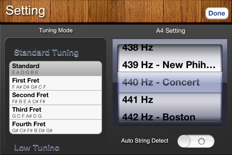chromatic tuner-bass guitar tuner