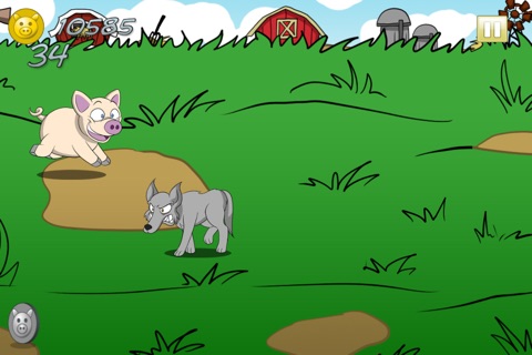 Ham and Pig's Escape the Farm Game: A Fun Bacon Racing Adventure screenshot 2