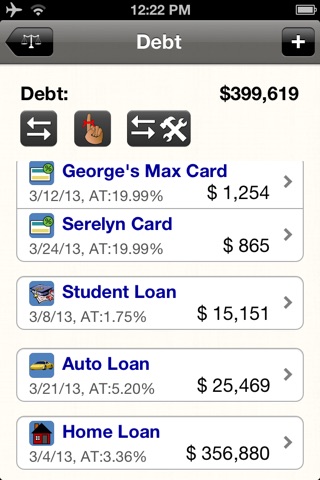 Libra: Asset & Debt Manager screenshot 2