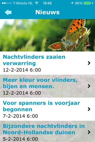 Vlindernieuws screenshot 2