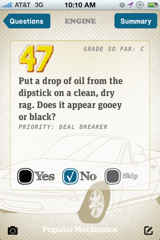 Popular Mechanics Used Car Checklist screenshot 4
