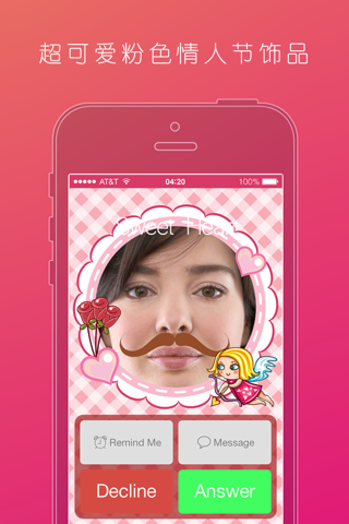 Wallpaper Maker - Pink Valentine's Day Special for iOS 7 screenshot 3