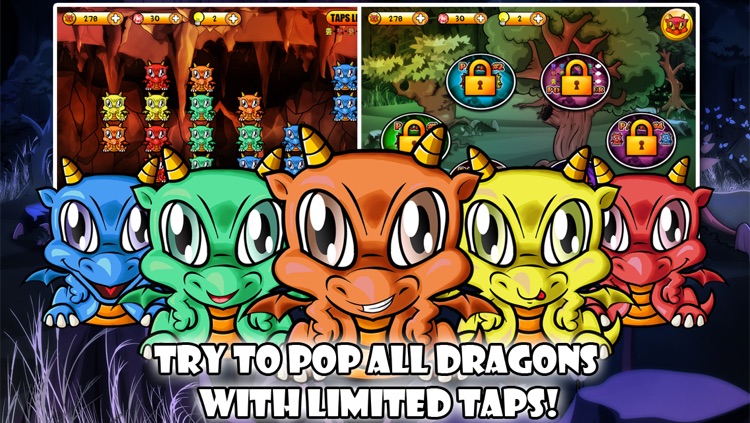 Dragon Poppers HD - Free Creatures Match & Crazy Power Puzzle Game