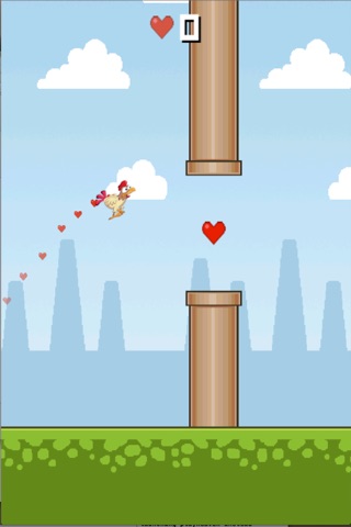 Flying Chicken - Crossing Pipes screenshot 3