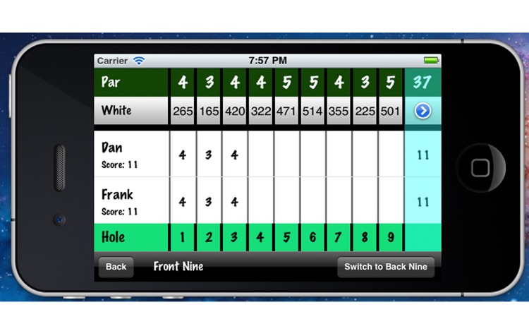 Oak Ridge Golf Scorecard screenshot-4
