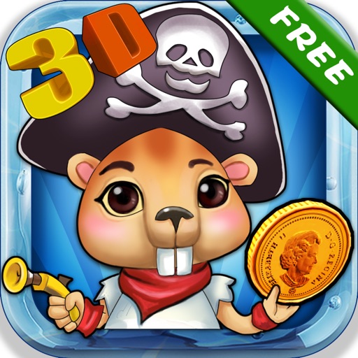 Pirate coin adventure preschool match(cad)free Icon