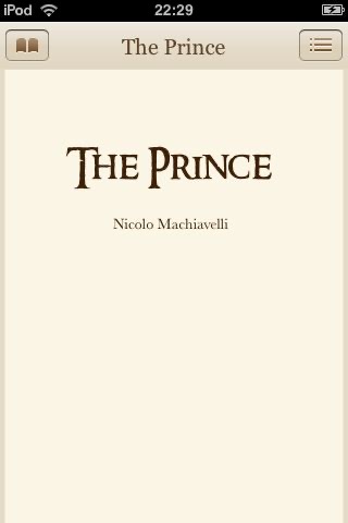 The Prince by Nicolò Machiavelli