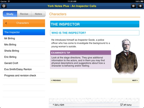 An Inspector Calls York Notes GCSE for iPad screenshot 2