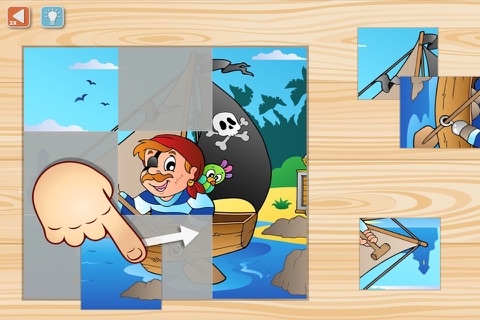 Adventure Activity Puzzle - School and Preschool Learning Game for Kids and Toddlers (Themes: Pirates, Circus, Fairy Tale, Work) screenshot 2