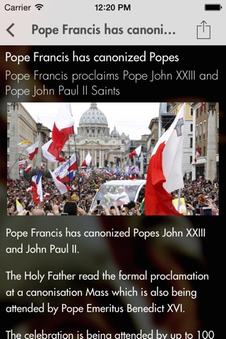 Pope John XXIII: The official App screenshot 4