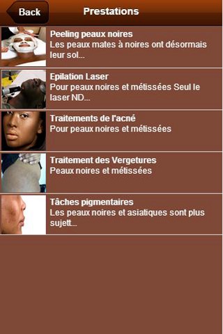 Dermatologue Peaux Noires et Métissées screenshot 2