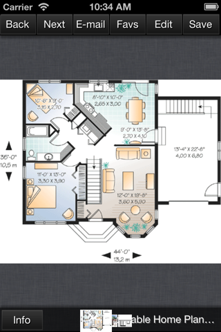 Ranch - Family House Plans screenshot 2