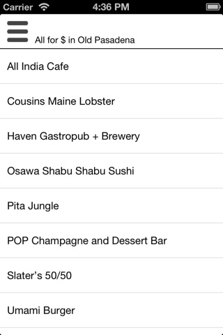 Pasadena Restaurant Week screenshot 3