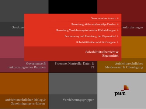 PwC Solvency II screenshot 2