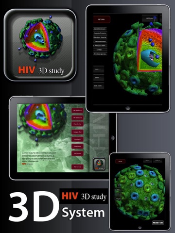 HIV 3D study screenshot 2