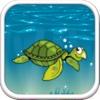 A Turtle Flap Rush - Tiny Impossible Blue Flappy Game
