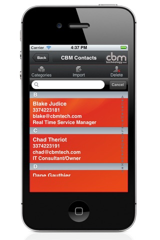 CBM Technology.Net Customer Service Application screenshot 3
