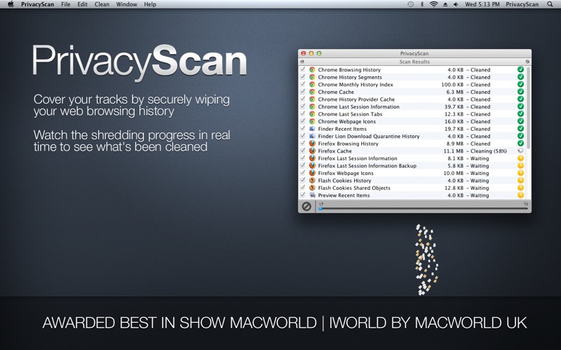 PrivacyScan Screenshot