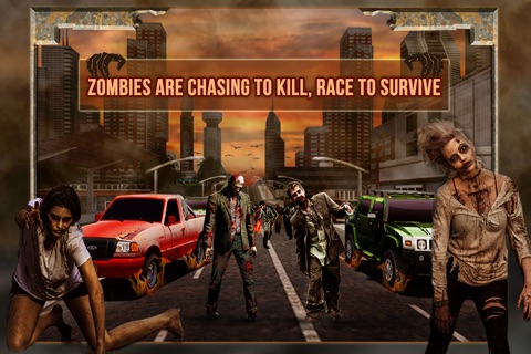 Infected City Drive HD - Adventure 3D Zombie Escape Car Driving Simulator Game screenshot 3