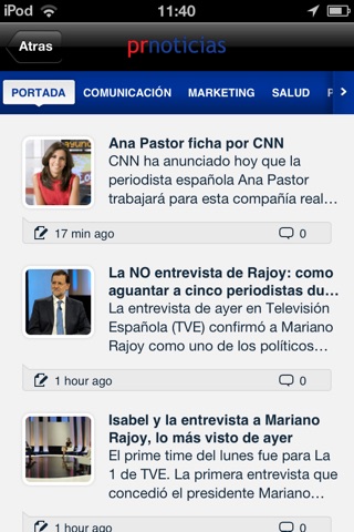 PRNoticias España screenshot 3