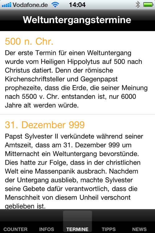 Weltuntergang