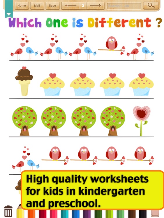 Kids Math-Sort&Classify Worksheets(Kindergarten)