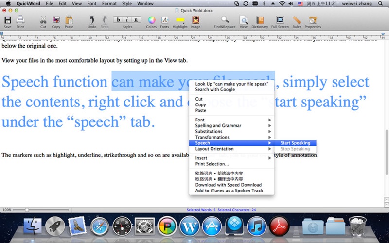 Quick Word Pro - Fantastic Word Processor for Multiple Document Formats thumbnail 4