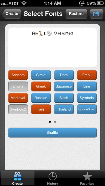 Social Fonts screenshot-3